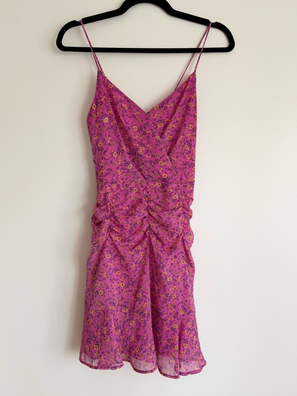 All in Favour Pink Floral Mini Dress